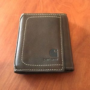 Carhartt leather trifold wallet